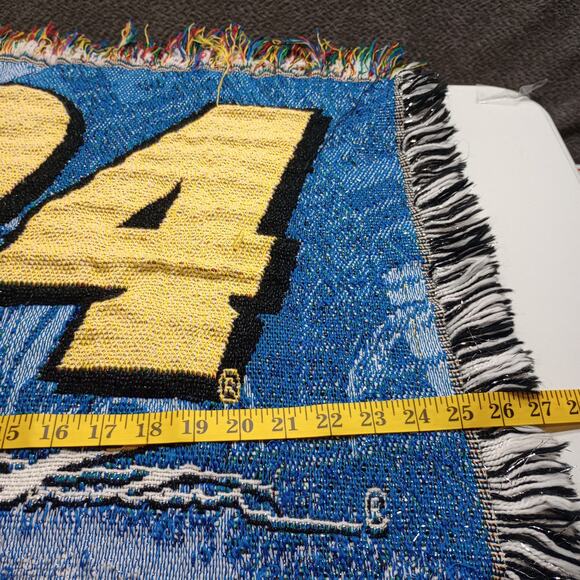 NASCAR Jeff Gordon Tapestry Woven Throw Blanket Made in USA - Picture 7 of 7